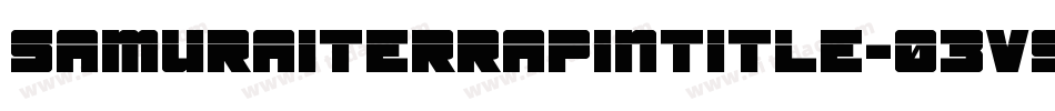 SamuraiTerrapinTitle-03V9字体转换