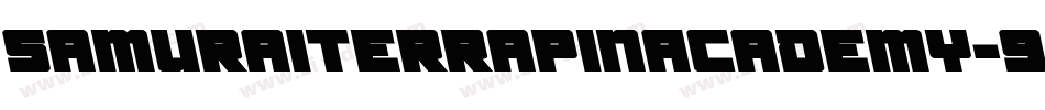 SamuraiTerrapinAcademy-9jVB字体转换