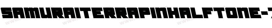 SamuraiTerrapinHalftone-7JGA字体转换