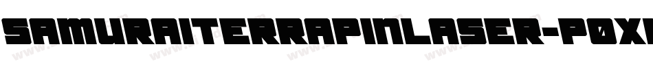 SamuraiTerrapinLaser-P0xm字体转换