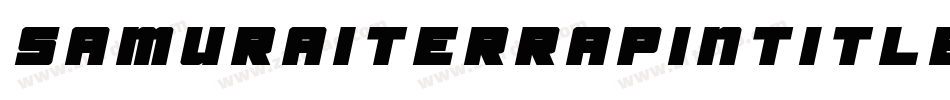 SamuraiTerrapinTitleItalic-eB8m字体转换
