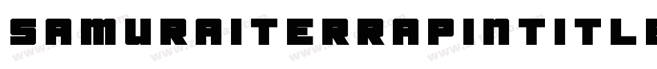 SamuraiTerrapinTitleItalic-eB8m字体转换