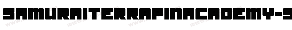 SamuraiTerrapinAcademy-9jVB字体转换