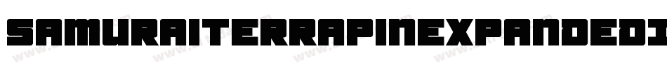 SamuraiTerrapinExpandedItal-2pVK字体转换