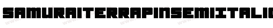 SamuraiTerrapinSemiItalic-omdd字体转换