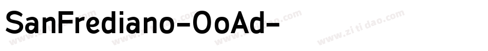 SanFrediano-OoAd字体转换