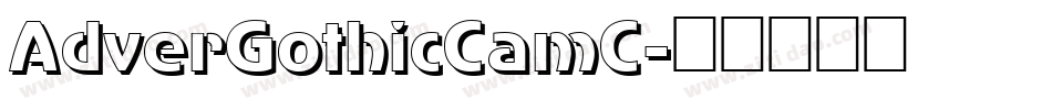 AdverGothicCamC字体转换