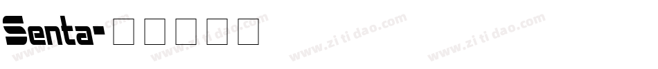 Senta字体转换