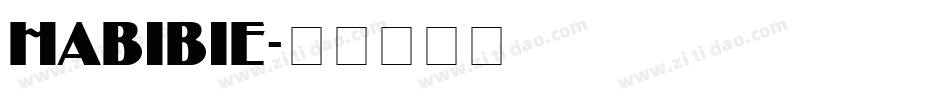 Habibie字体转换