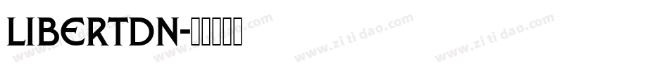 LIBERTDN字体转换