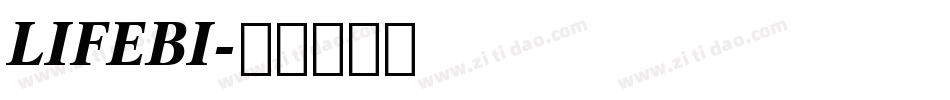 LIFEBI字体转换