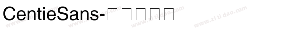 CentieSans字体转换