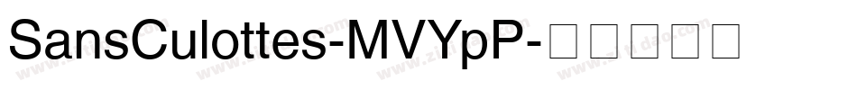 SansCulottes-MVYpP字体转换