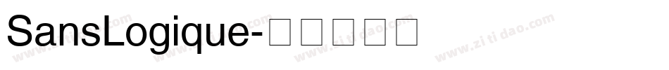 SansLogique字体转换