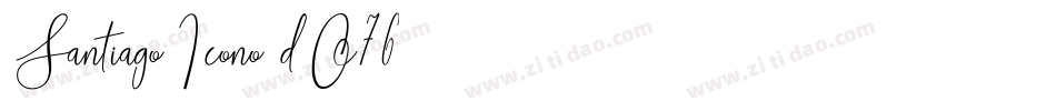 SantiagoIcono-dO76字体转换