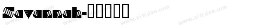 Savannah字体转换