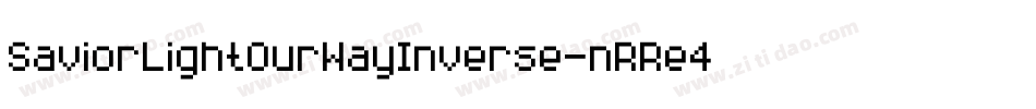 SaviorLightOurWayInverse-nRRe4字体转换