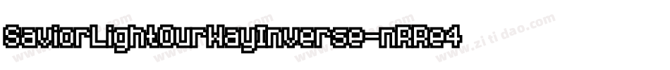 SaviorLightOurWayInverse-nRRe4字体转换