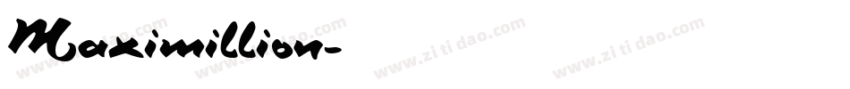 Maximillion字体转换
