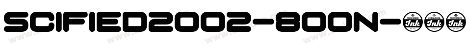 SciFied2002-8OOn字体转换