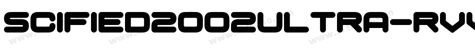 SciFied2002Ultra-rvvB字体转换