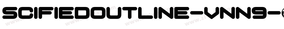 SciFiedOutline-vnn9字体转换