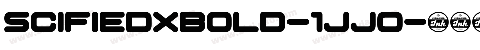 SciFiedXBold-1jj0字体转换
