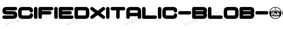 SciFiedXItalic-BL0B字体转换