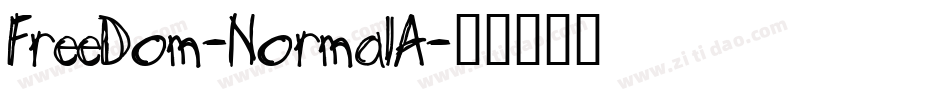 FreeDom-NormalA字体转换