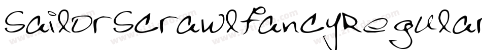 SailorScrawlFancyRegular-6EBD字体转换