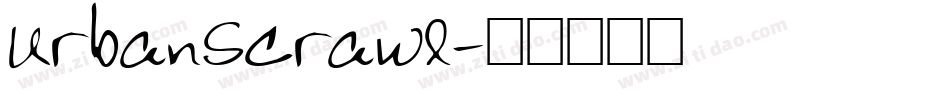 UrbanScrawl字体转换
