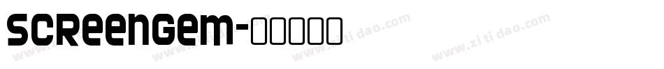Screengem字体转换