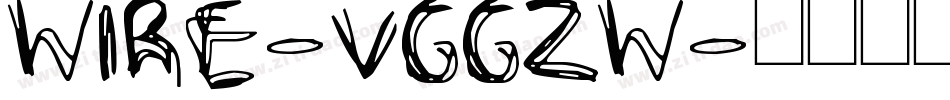 Wire-VGGzw字体转换