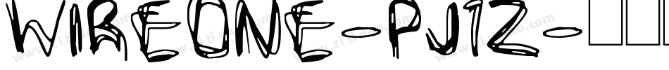 WireOne-PJ1Z字体转换