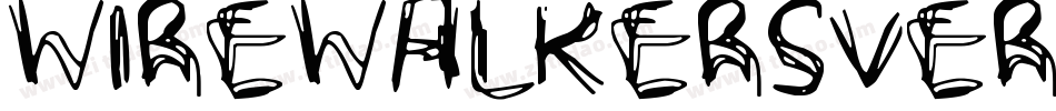 Wirewalkersvertigo-KJDW字体转换