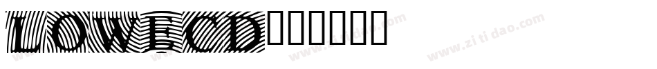 LOWECD字体转换