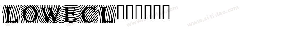 LOWECL字体转换