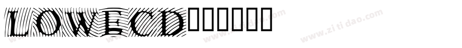 LOWECD字体转换