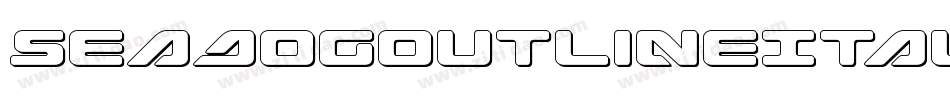 SeaDogOutlineItalic-V34y字体转换