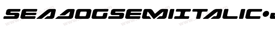 SeaDogSemiItalic-JLpB字体转换