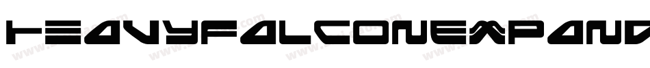 HeavyFalconExpandedItalic-D9oR字体转换