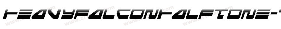 HeavyFalconHalftone-VayB字体转换