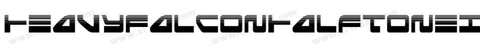 HeavyFalconHalftoneItalic-J7VM字体转换 HeavyFalconHalftoneItalic-J7VM字体转换