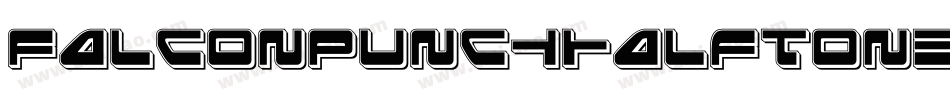FalconPunchHalftone-lyme字体转换