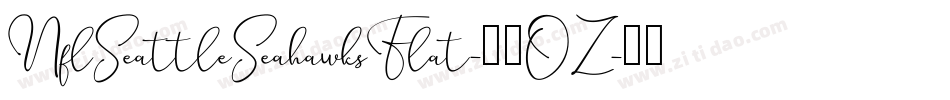 NflSeattleSeahawksFlat-82OZ字体转换
