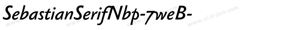 SebastianSerifNbp-7weB字体转换