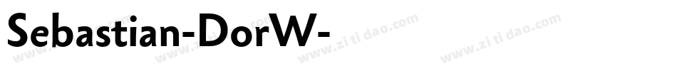Sebastian-DorW字体转换