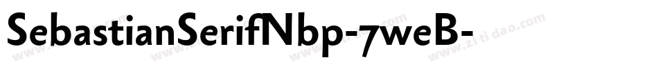 SebastianSerifNbp-7weB字体转换