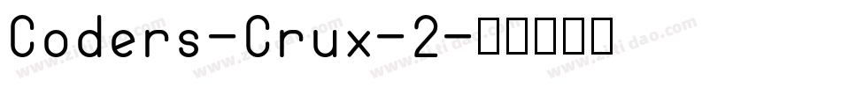 Coders-Crux-2字体转换