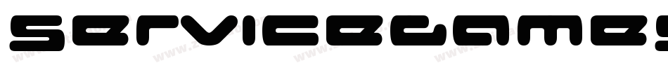 ServiceGamesOldskool-LVDy字体转换